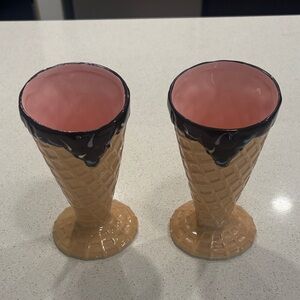 Ice Cream Cone Shaped Glasses